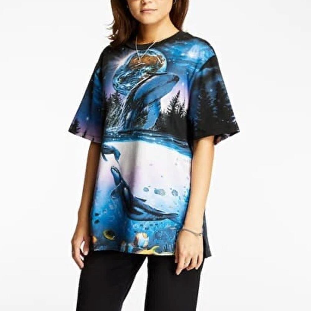 Opening Ceremony x Christian Riese Lassen Galaxy Whale Graphic Shirt